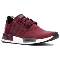 Кроссовки NMD R1 бордовые